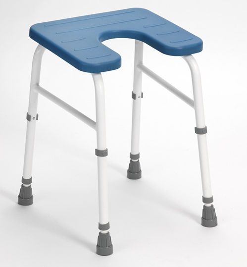 Shower stool with cutout seat max. 160 kg | Cowley Drive Medical Europe