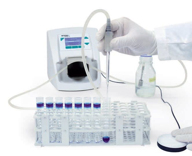 Laboratory peristaltic pump 0.6 mL/mn ? 5 L/mn | DOSE IT Integra Biosciences AG