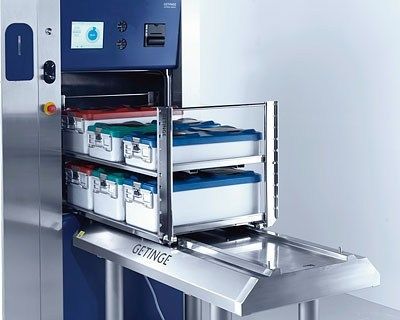 Medical sterilizer / hot air / front-loading / low-temperature 461 - 595 L | HS66 TURBO COMBI Getinge Infection Control
