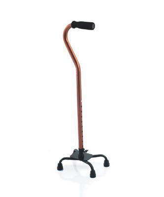 Quadripod walking stick / with offset handle / height-adjustable YU850 Jiangsu Yuyue Medical Equipment & Supply Co., Ltd.