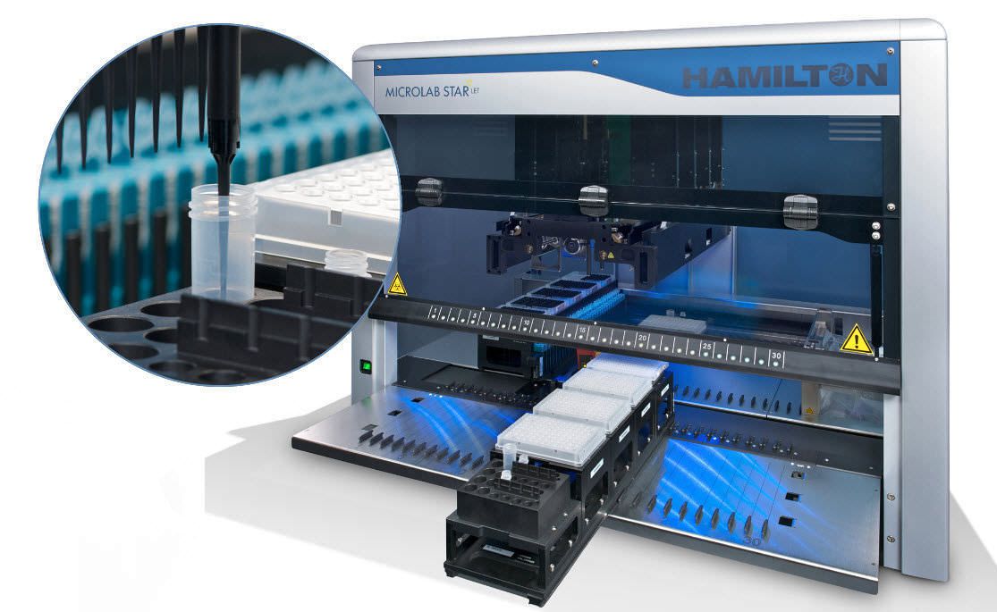 DNA automatic sample preparation system Microlab ID STARlet Hamilton Company