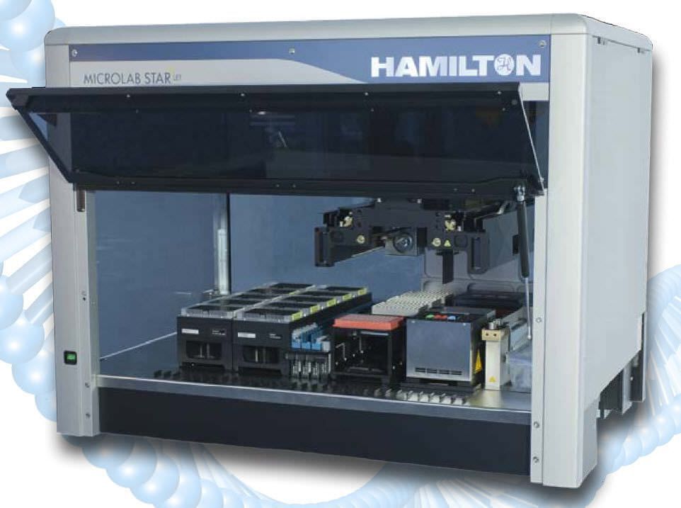 Next-generation sequencing workstation / DNA library preparation / automated NGS Hamilton Company