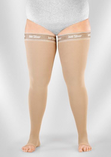 Stockings (orthopedic clothing) / compression / woman Juzo® Dynamic Silver Juzo