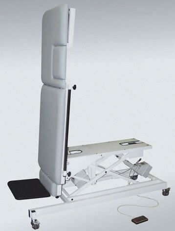 Echocardiography examination table / electrical / on casters / 2-section 0 - 85° | 2095 Series K.H. Dewert
