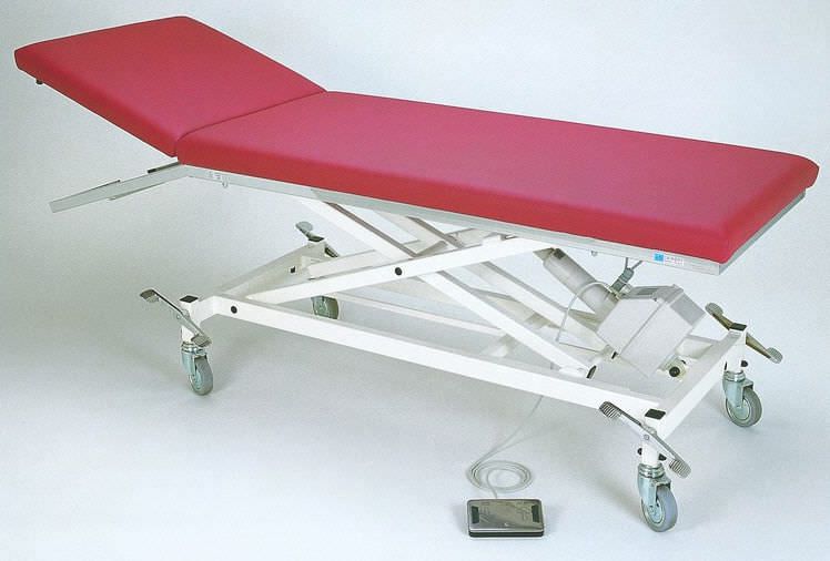 Electro-hydraulic examination table / height-adjustable / on casters / 2-section 2610-01 K.H. Dewert