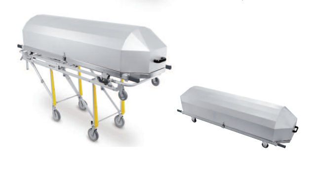 Mortuary stretcher trolley / self-loading / mechanical / 1-section Pegasus Kenyon