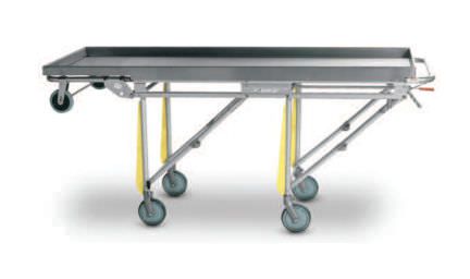 Mortuary stretcher trolley / mechanical / 1-section Kenyon