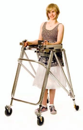 Folding walker / with 2 casters W4B KAYE Products Inc.