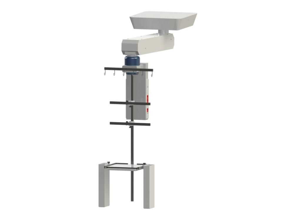 Ceiling-mounted medical pendant / height-adjustable / articulated / with column B50L Bourbon