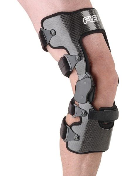 Knee orthosis (orthopedic immobilization) / knee ligaments stabilisation / articulated Flex® Össur