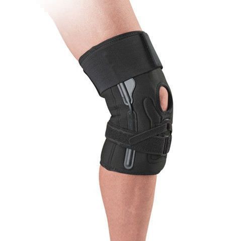 Knee orthosis (orthopedic immobilization) / open knee / with patellar buttress / with flexible stays FX™ Össur
