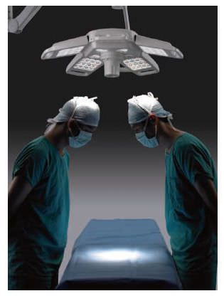 LED surgical light / compact / 1-arm TriLite LS800 Series BENQ Medical Technology