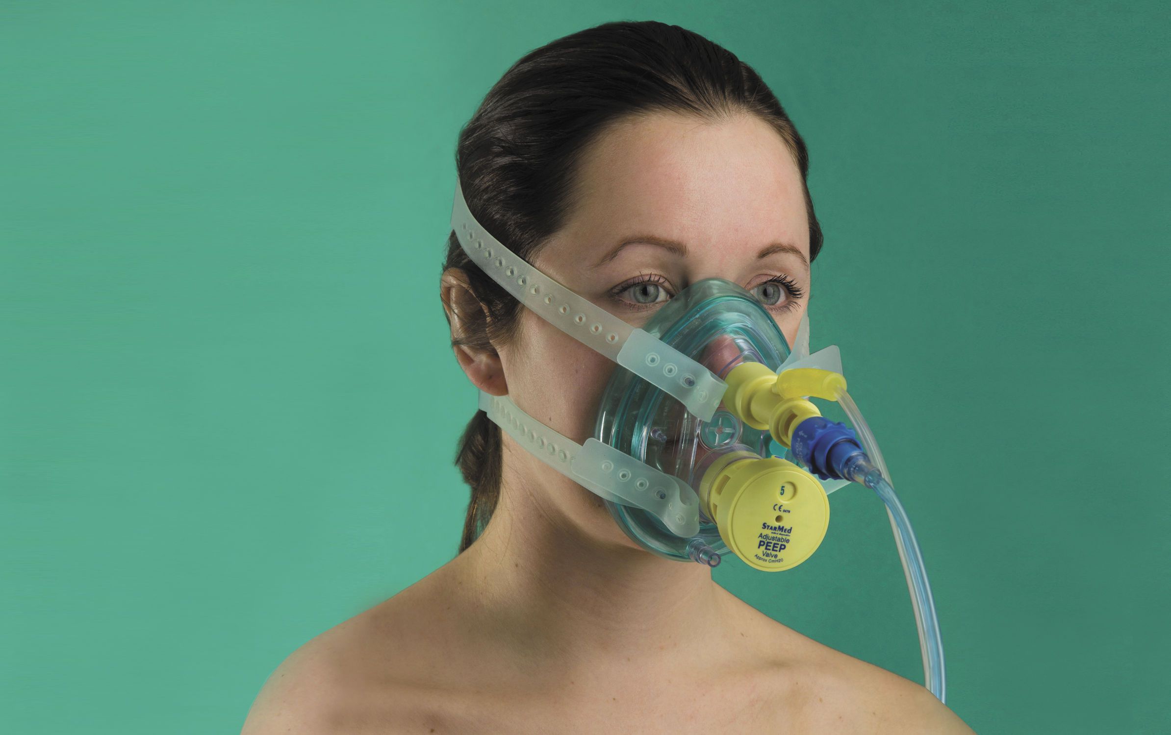 CPAP mask / artificial ventilation / facial / silicone StarMed Ventumask Intersurgical