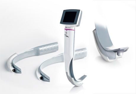 Laryngoscope video endoscope / rigid / with integrated video monitor King Vision King Systems Corporation