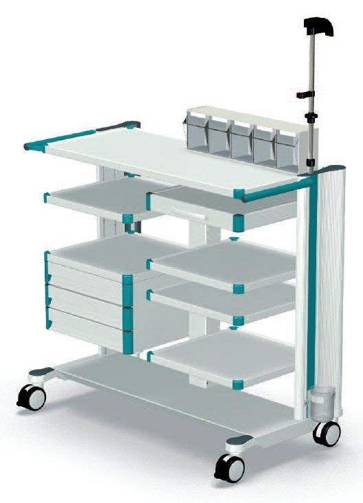 Endoscopy trolley endo-cart ITD GmbH Endoscopy trolley endo-cart ITD GmbH
