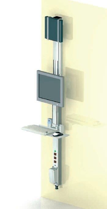 Medical computer workstation / wall-mounted modul-port ITD GmbH Medical computer workstation / wall-mounted modul-port ITD GmbH