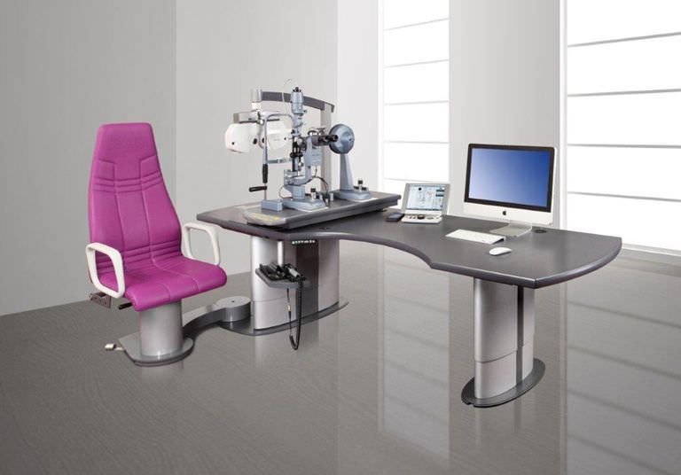 Ophthalmic workstation / with chair / equipped / 1-station bon E-30 SE bon Optic Vertriebsgesellschaft