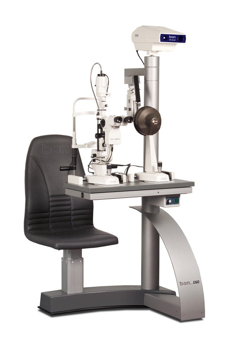 Ophthalmic workstation / with chair / equipped / 1-station bon E-60 bon Optic Vertriebsgesellschaft