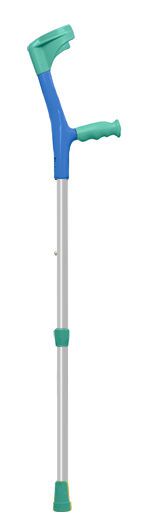 Forearm crutch / height-adjustable / pediatric Teilfarbig Kowsky