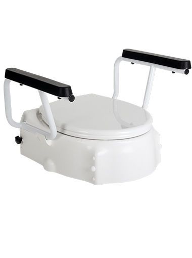 Raised toilet seat with armrests 2 Kowsky