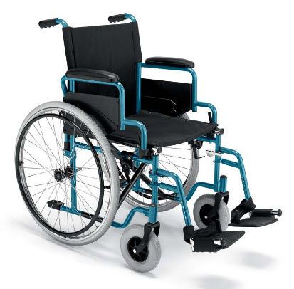 Passive wheelchair / folding / with legrest N 21/R 24 KSP ITALIA