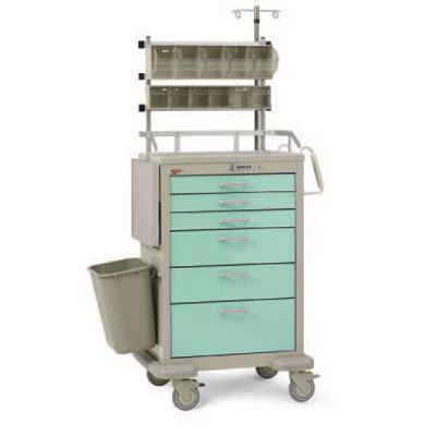 Anesthesia trolley / multi-function / with drawer / with IV pole Basix InterMetro B.V.