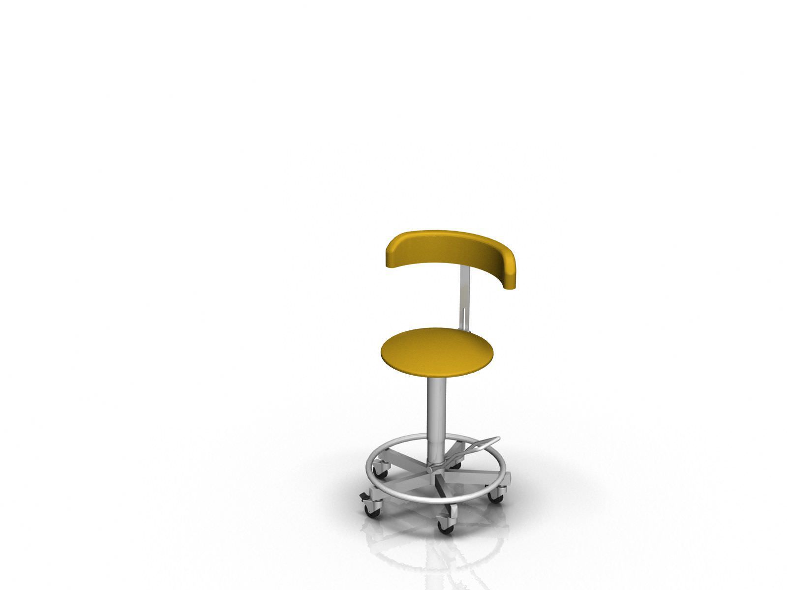 Medical stool / hydraulic / on casters / ergonomic ALVO Medical