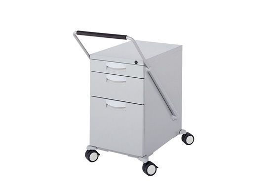 Medical record trolley / with drawer / horizontal-access All Terrain KI