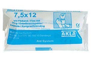 Bandage non-adherent 7.5 x 12 cm AKLA