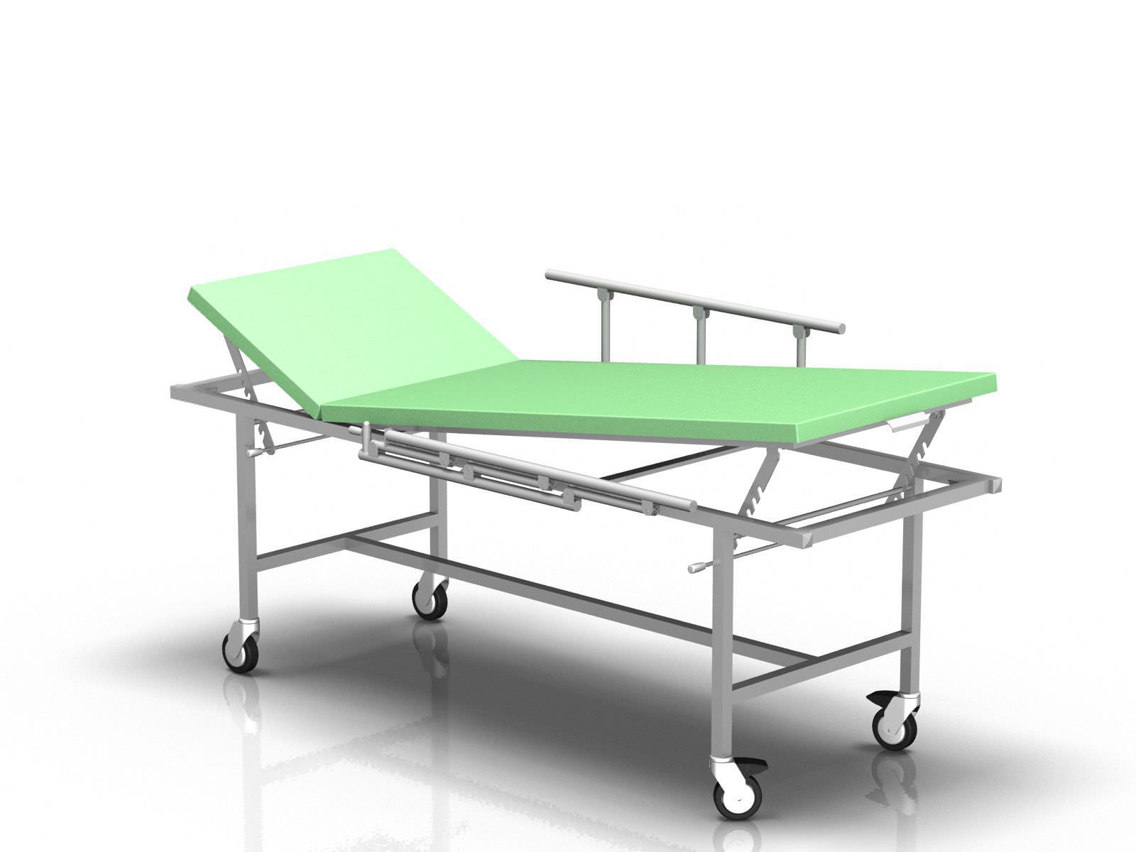 Mechanical examination table / on casters / 2-section 2-062 ALVO Medical