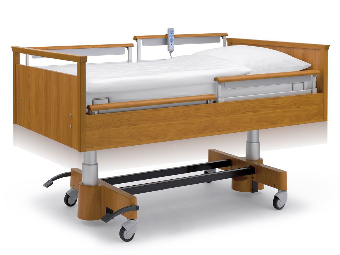 Nursing home bed / electrical / on casters / height-adjustable Estetica Hospitel LINET