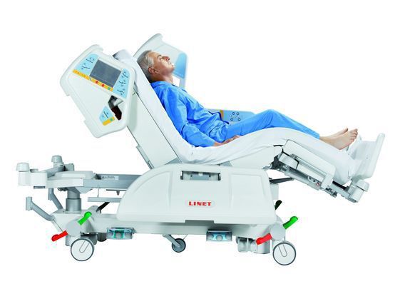Intensive care bed / electrical / with weighing scale / height-adjustable Multicare LINET