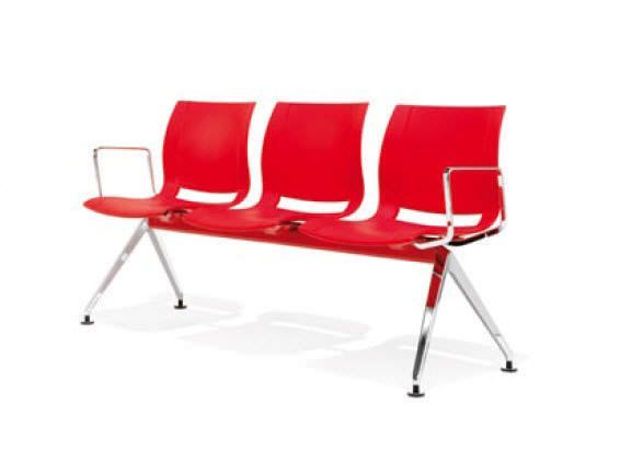 Beam chair / for waiting room / 3 seater 2000 UNI_VERSO Kusch+Co Sitzmöbelwerke & Co KG