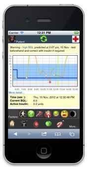 Diabetes telemonitoring iOS application Manage BGL