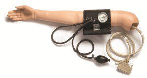 Cuff-mounted sphygmomanometer / teaching SimPad® Laerdal Medical