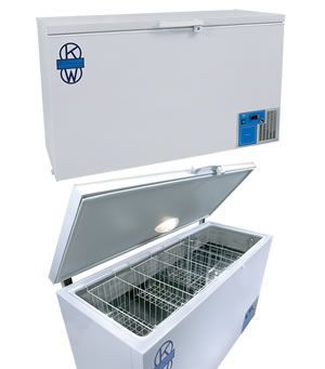 Laboratory freezer / horizontal / low-temperature / 1-door KFCE series KW Apparecchi Scientifici