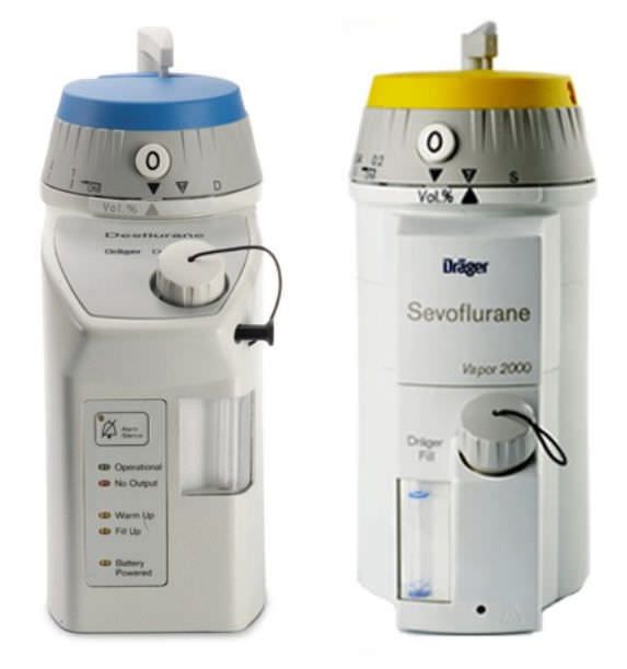 Anesthetic gas evaporator Vapor® 2000, D-Vapor® Dräger