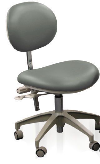 Dental stool / height-adjustable / with adjustable backrest / on casters DC5140, DC5040 Marus