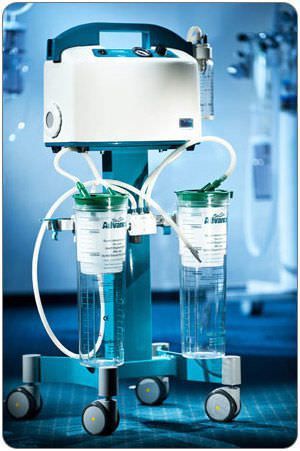 Electric surgical suction pump / on casters MEDICOP medical equipment