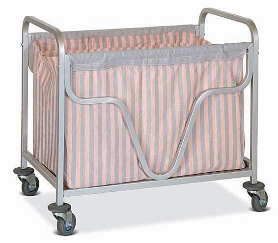 Dirty linen trolley / with large compartment Vesuve Mercura Industries