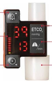 Carbon dioxide monitor hand-held EMMA™ PN 96 series Masimo