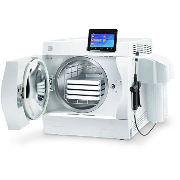 Medical autoclave / bench-top / with fractionated vacuum / touchscreen 18 L | Vacuklav 41 B+ MELAG