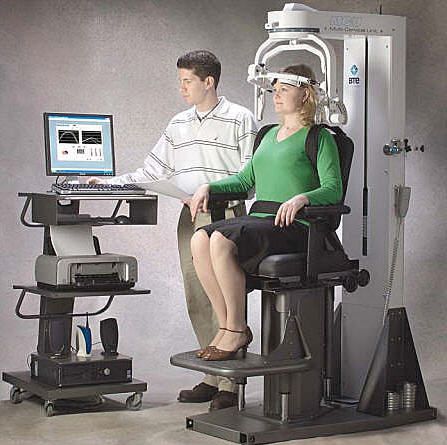 Cervical exerciser / computer-based MCU™ BTE Technologies