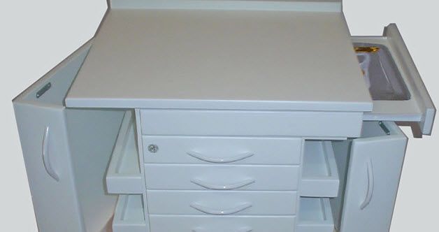 Medical cabinet / for healthcare facilities / with tray / with drawer 003 MULTY-DENT S.A.