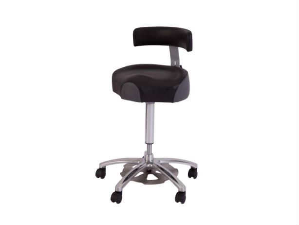 Medical stool / on casters / height-adjustable / with backrest 70280/70285 ÜZÜMCÜ