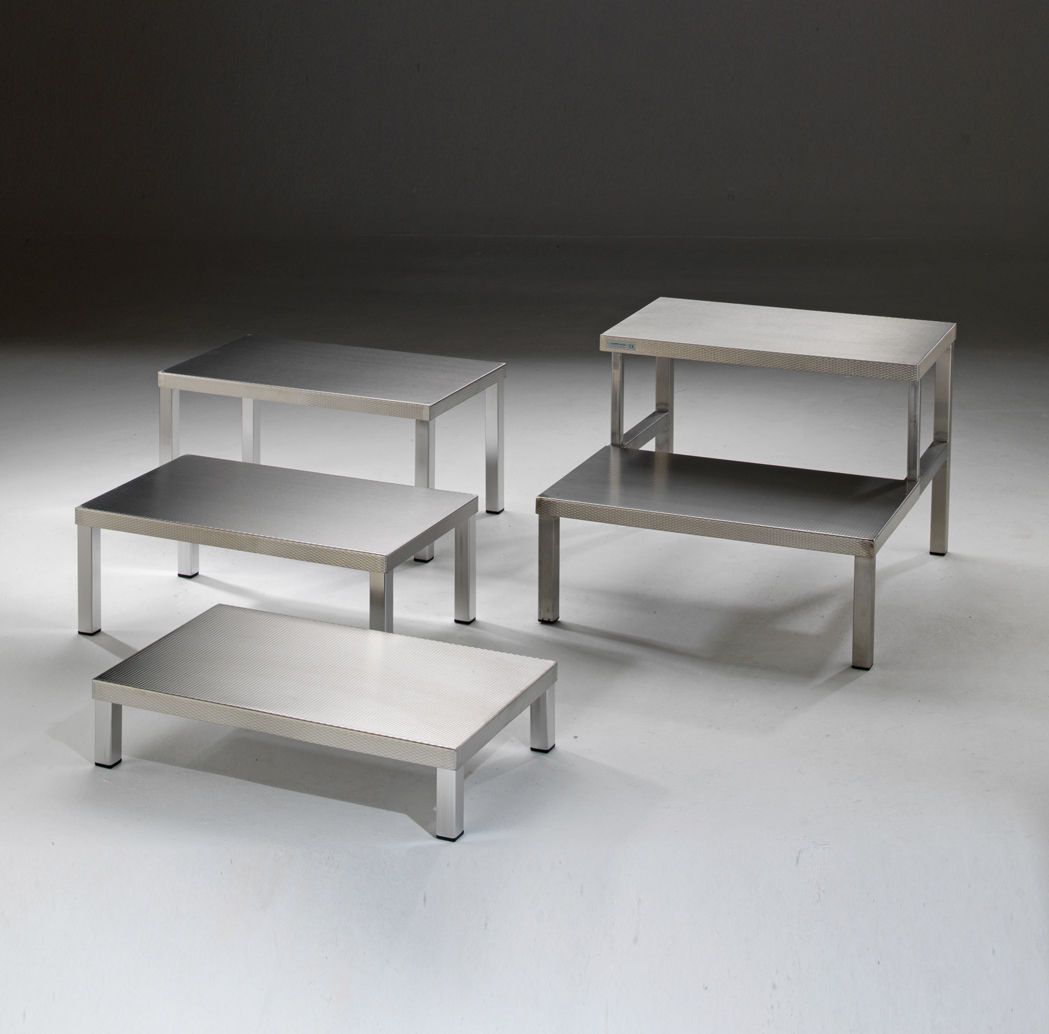 Stainless steel step stool 365520 medifa-hesse GmbH & Co. KG
