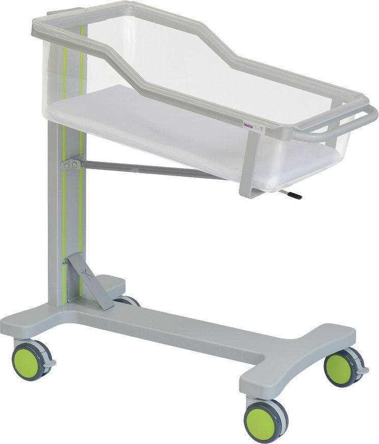 Hospital baby bassinet / on casters 12120 Inmoclinc
