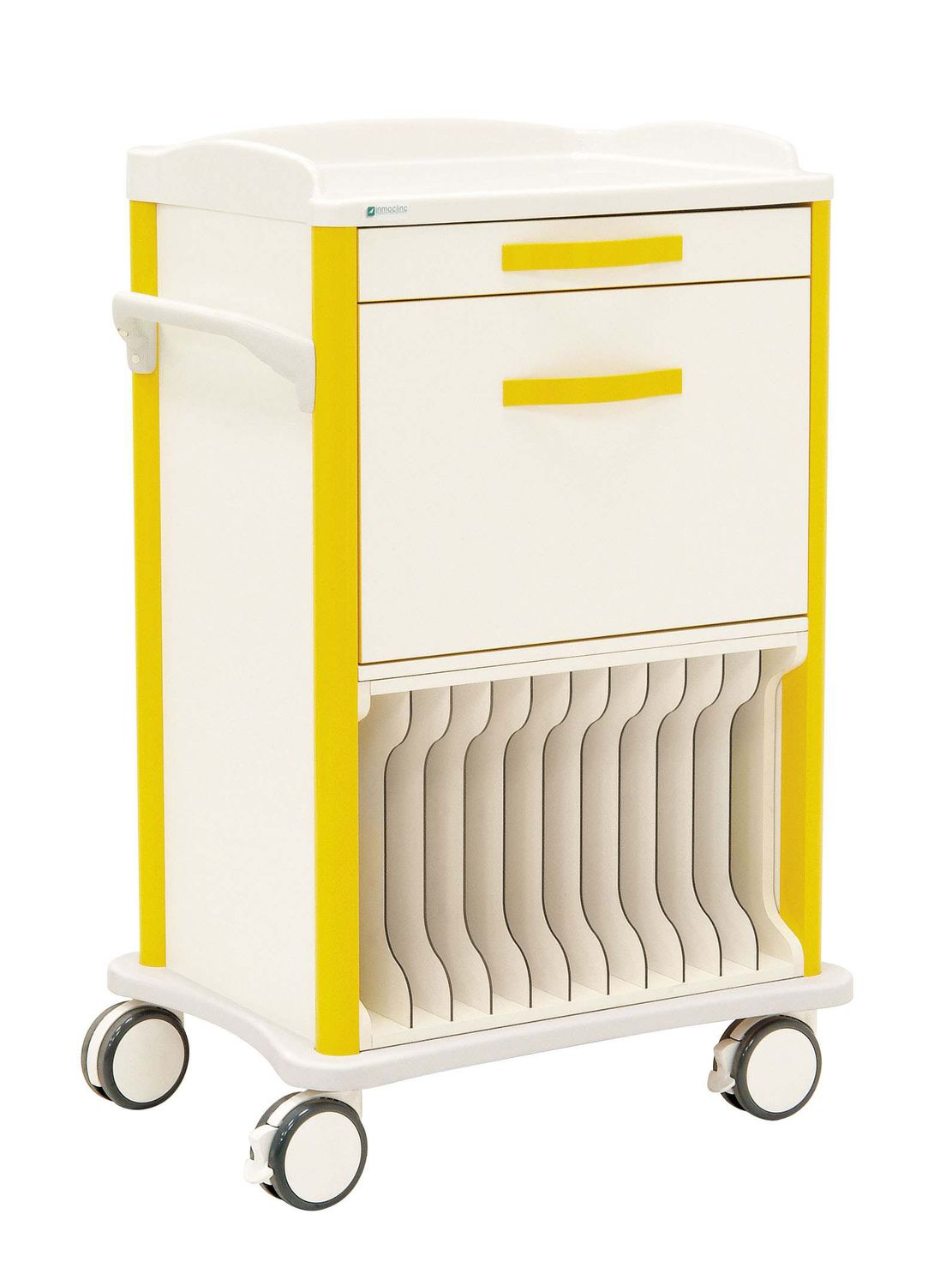X-ray record trolley / with drawer / horizontal-access 50220 Inmoclinc