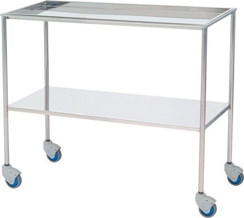Instrument table / on casters / stainless steel / 2-tray 14500 Inmoclinc