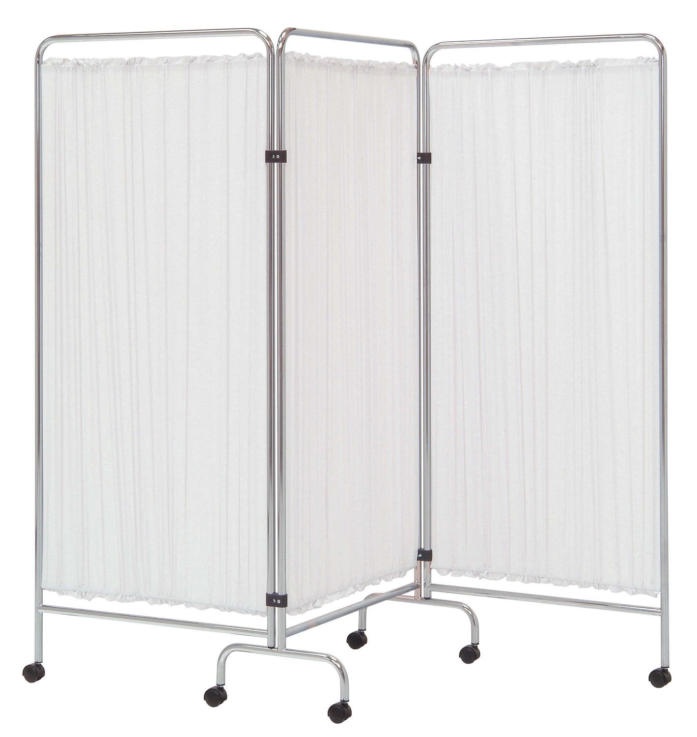 Hospital screen / on casters / 3-panel 7009 Inmoclinc